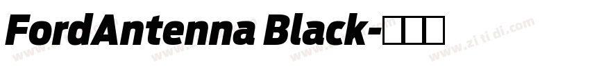 FordAntenna Black字体转换 FordAntenna Black字体转换